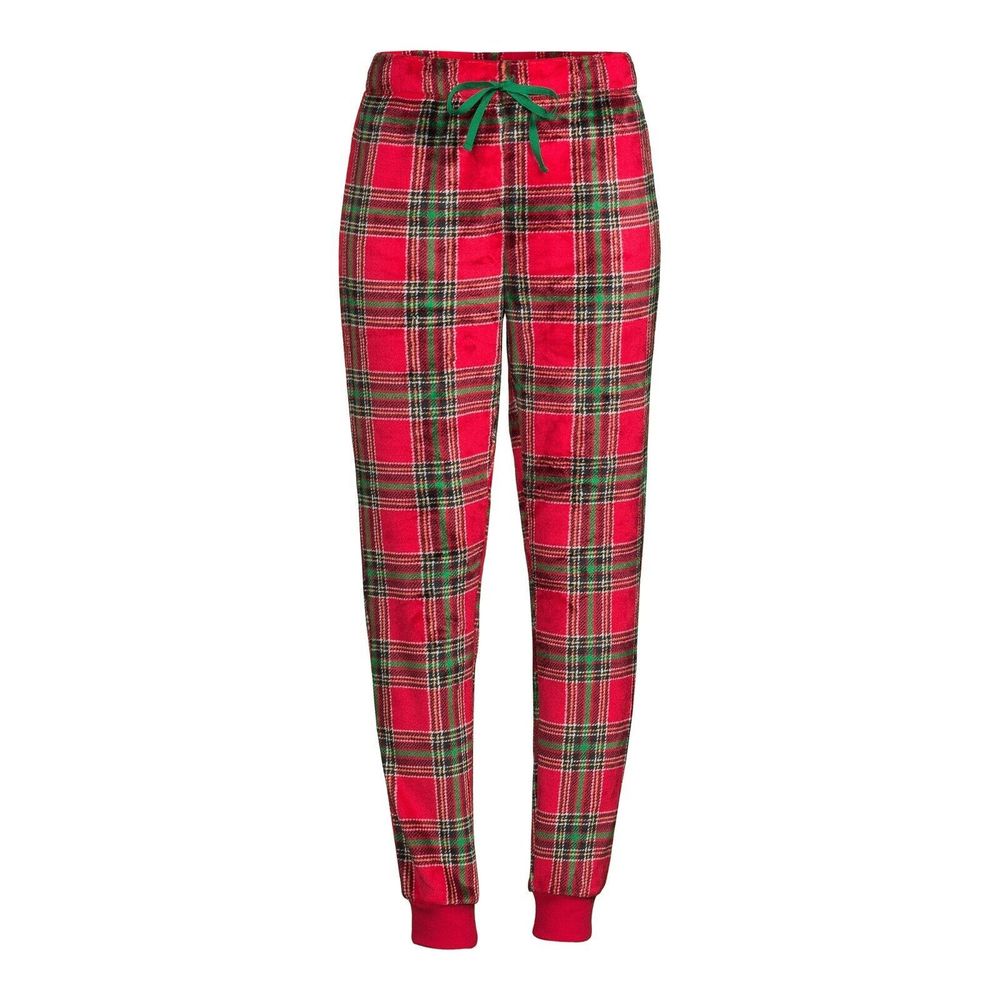 Secret Treasures Womens Super Soft Faux Mink Plush Cozy Pajama Pants, XL